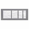 Composizione a Parete Astratta Design Moderno in Ceramica Made in Italy - Verno
