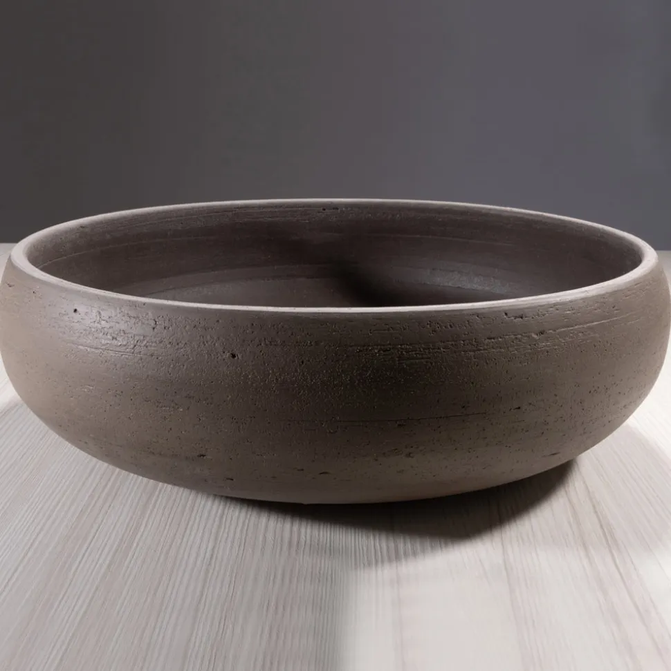 Composizione Arredo Bagno con Mobile in Teak Naturale e Lavabo - Carolie