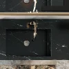 Composizione Bagno Completa di Specchio e Doppio Lavabo Made in Italy - Palom
