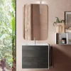 Composizione Bagno Composta da Specchio e Base Antigraffio Made in Italy - Kilos