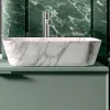 Composizione Bagno Comprensiva di 1 Base con 2 Cassetti, Lavabo e Specchio - Orione