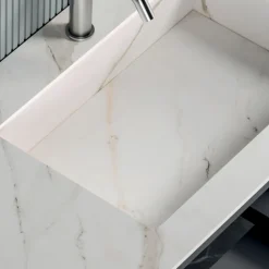 Composizione Bagno con 1 Base con 1 Cassetto e Vano a Giorno e Specchio - Titan
