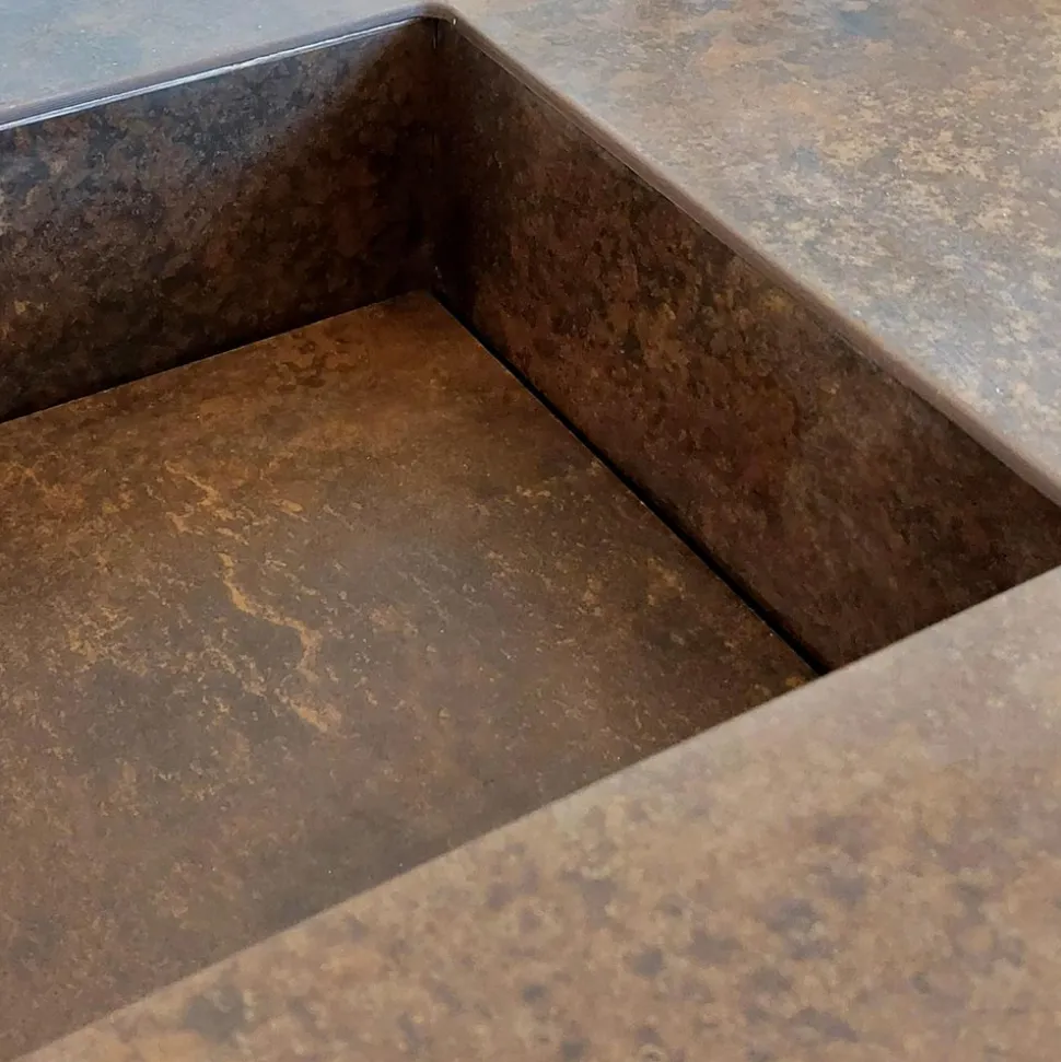 Composizione Bagno con 2 Cassetti e 2 Vani a Giorno, Specchio e Lavabo - Magnolia