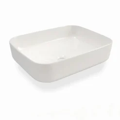 Composizione Bagno con 2 Cassetti in Quercia, Lavabo in Ceramica e Specchio - Titan