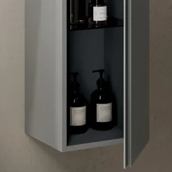 Composizione Bagno con 2 Cassetti, Pensile, Colonna e Specchio - Titan