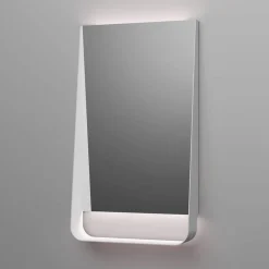 Composizione Bagno con Cassetti Rosa Cipria, Lavabo e Specchio - Elios