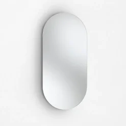 Composizione Bagno con 1 Cassetto, Lavabo in Resina Antracite e Specchio - Titan