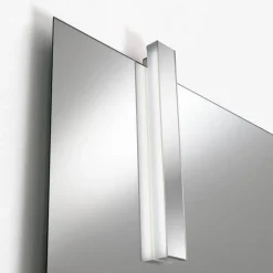 Composizione Bagno con 1 Cassetto, Lavabo in Resina Antracite e Specchio - Titan