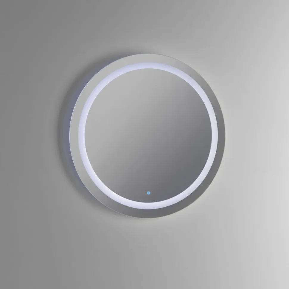 Composizione Bagno con Lavabo in Resina e Specchio Made in Italy - Palom