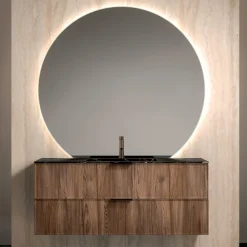 Composizione Bagno con Lavabo in Gres Noir Desir - Orione