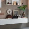 Composizione Bagno con Specchio e Lavabo in Ceramica Made in Italy - Palom
