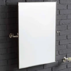 Composizione bagno lavabo su colonna in ceramica bianca vintage Ania