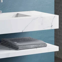 Composizione Bagno Sospesa 2 Mobili in Gres Alta Qualità Made in Italy - Rampina