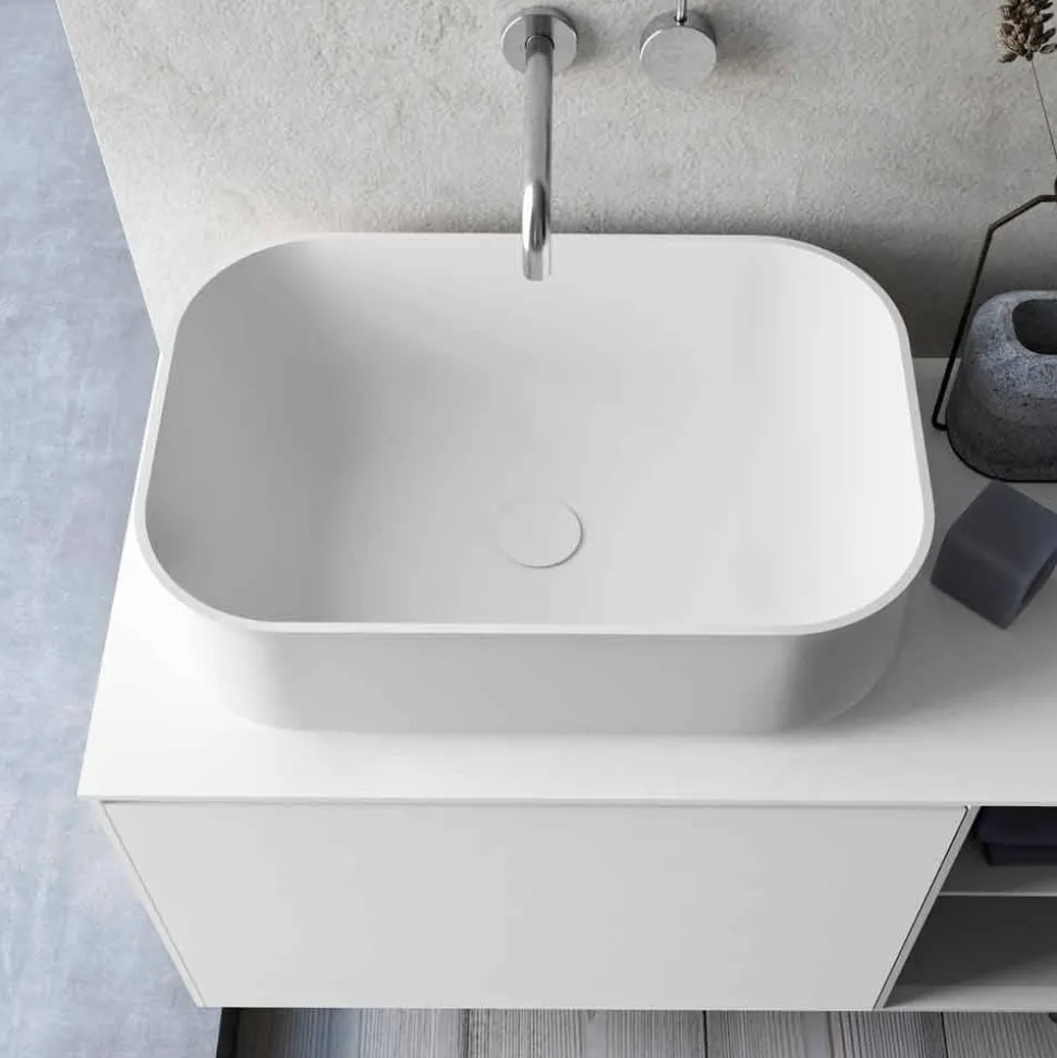 Composizione da Bagno dal Design Moderno a Sospensione Made in Italy - Callisi14