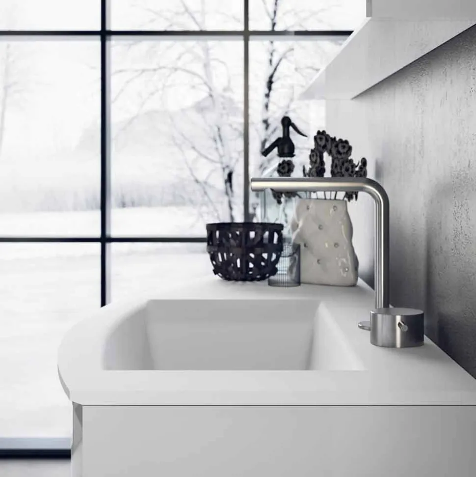 Composizione da Bagno Moderna e Sospesa di Design Made in Italy - Callisi7
