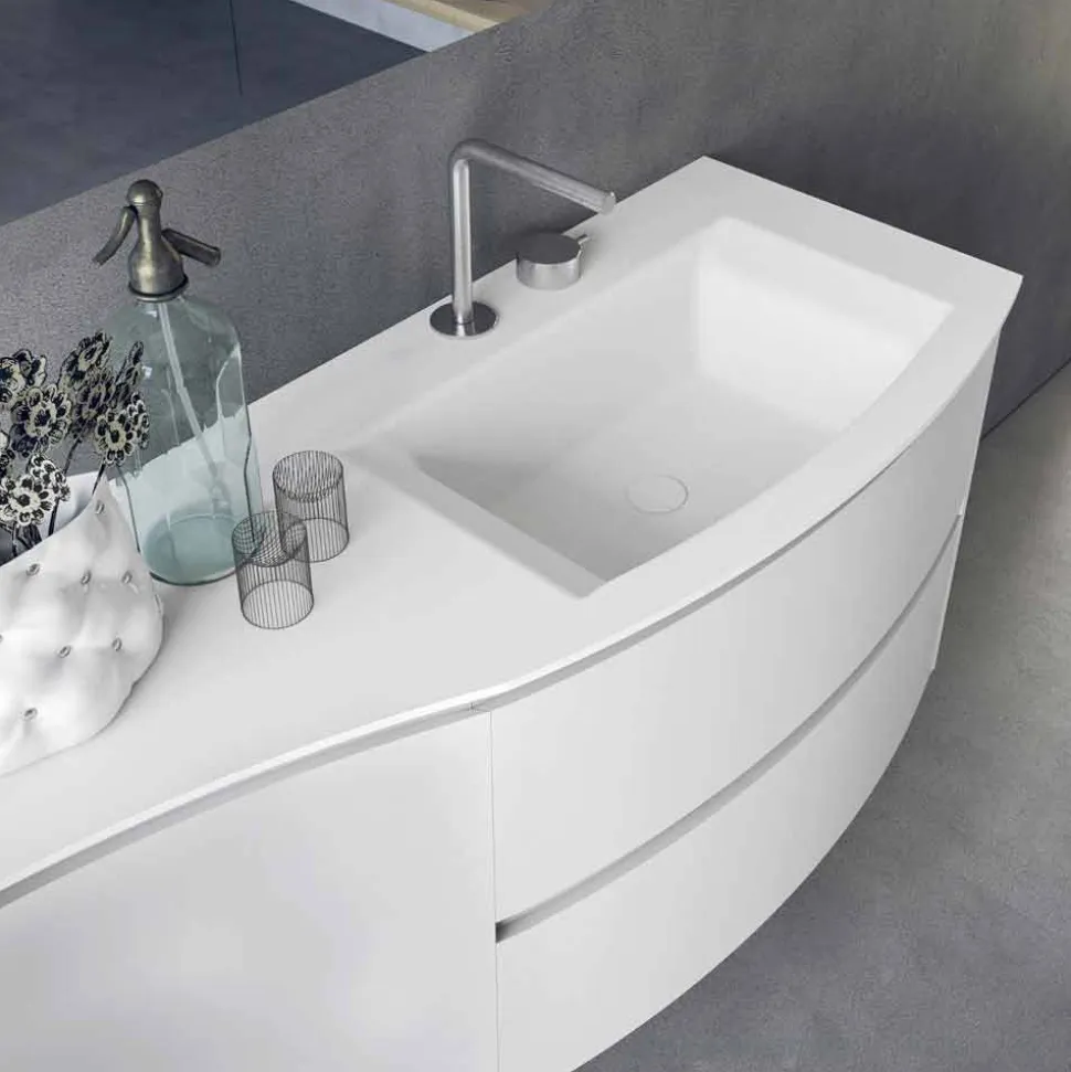 Composizione da Bagno Moderna e Sospesa di Design Made in Italy - Callisi7