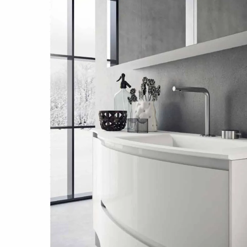 Composizione da Bagno Moderna e Sospesa di Design Made in Italy - Callisi7