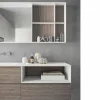 Composizione d’Arredo Bagno, Design Moderno e Sospeso Made in Italy - Callisi8