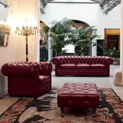 Composizione da Soggiorno con Divano, Poltrona e Panca Made in Italy - Spassoso
