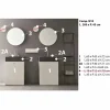 Composizione da Terra di Mobili Moderni per il Bagno di Design - Farart10
