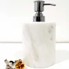 Composizione di 3 Accessori Bagno in Marmo Lucido Made in Italy - Trevio
