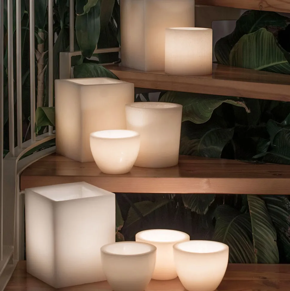 Composizione di Lanterne Profumate con Lumino Made in Italy 3 Pezzi - Terna