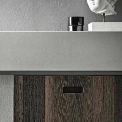 Composizione di Mobili Artigianali per Bagno di Design Moderno a Terra - Farart3