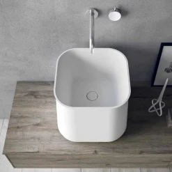Composizione di Mobili Moderni da Bagno, Design Sospeso Made in Italy - Callisi6