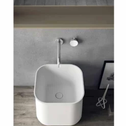 Composizione di Mobili Moderni da Bagno, Design Sospeso Made in Italy - Callisi6