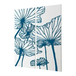 Composizione di 2 Pannelli che Raffigurano dei Fiori Made in Italy - Sheryl