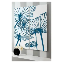 Composizione di 2 Pannelli che Raffigurano dei Fiori Made in Italy - Sheryl