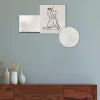 Composizione di 3 Pannelli con la Stilizzazione di Una Donna Made in Italy - Kaori