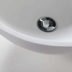 Composizione 3 Mobili Bagno in Legno di Teak con Lavabo in Resina - Essence