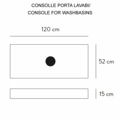 Composizione 3 Mobili Bagno Sospesa in Gres Porcellanato Alta Qualità - Rambina