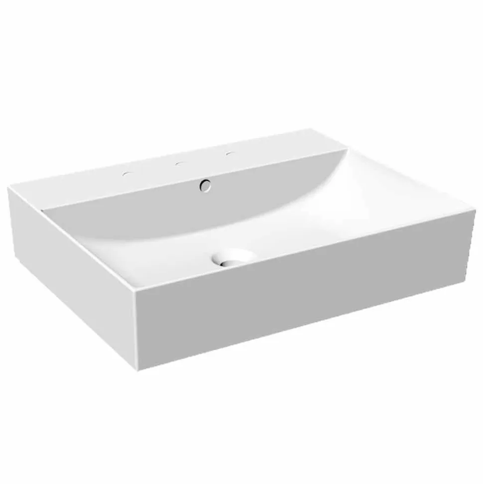 Composizione 3 Mobili Bagno Sospesa in Gres Porcellanato Alta Qualità - Rambina