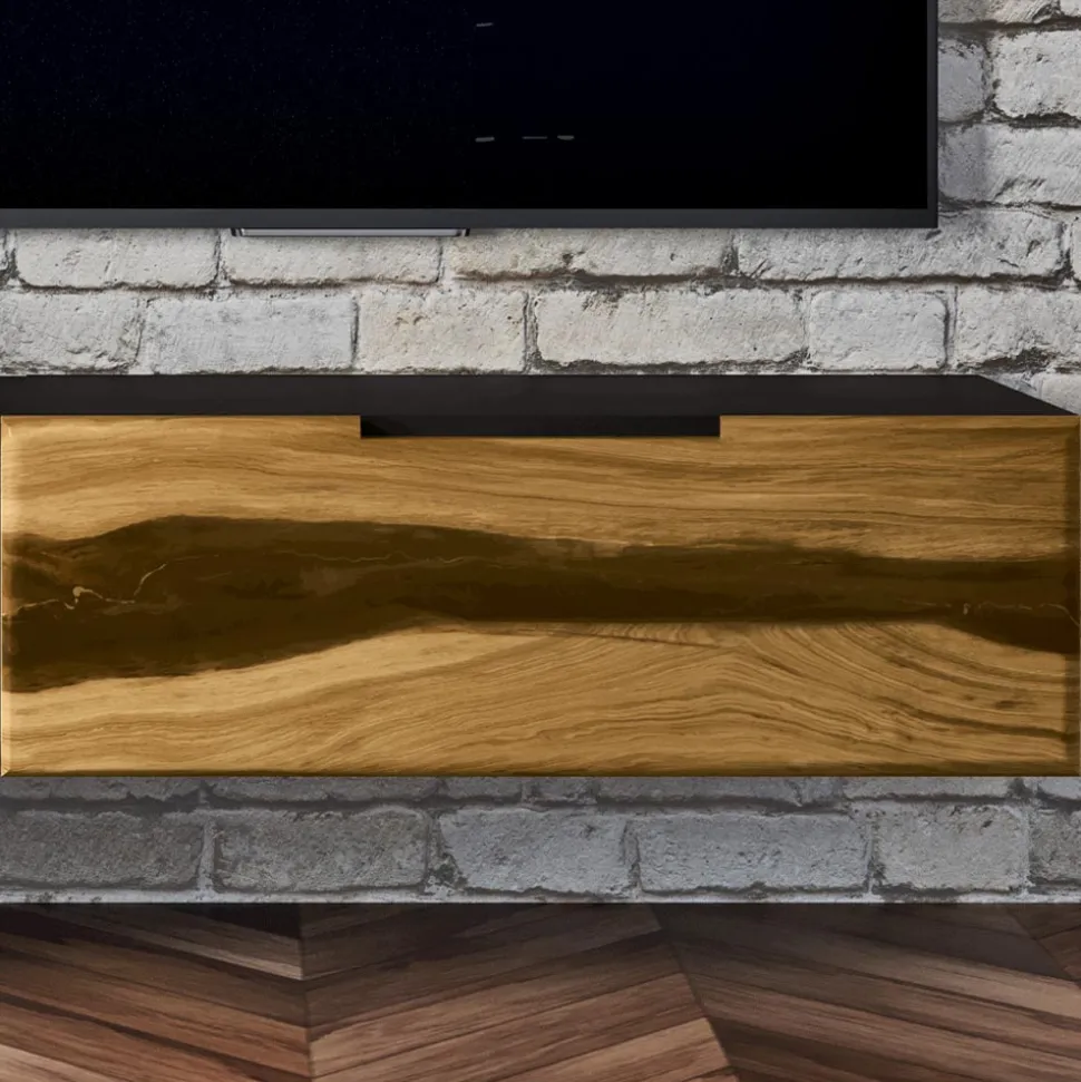 Composizione Mobili da Soggiorno a Parete in MDF Made in Italy - Malene