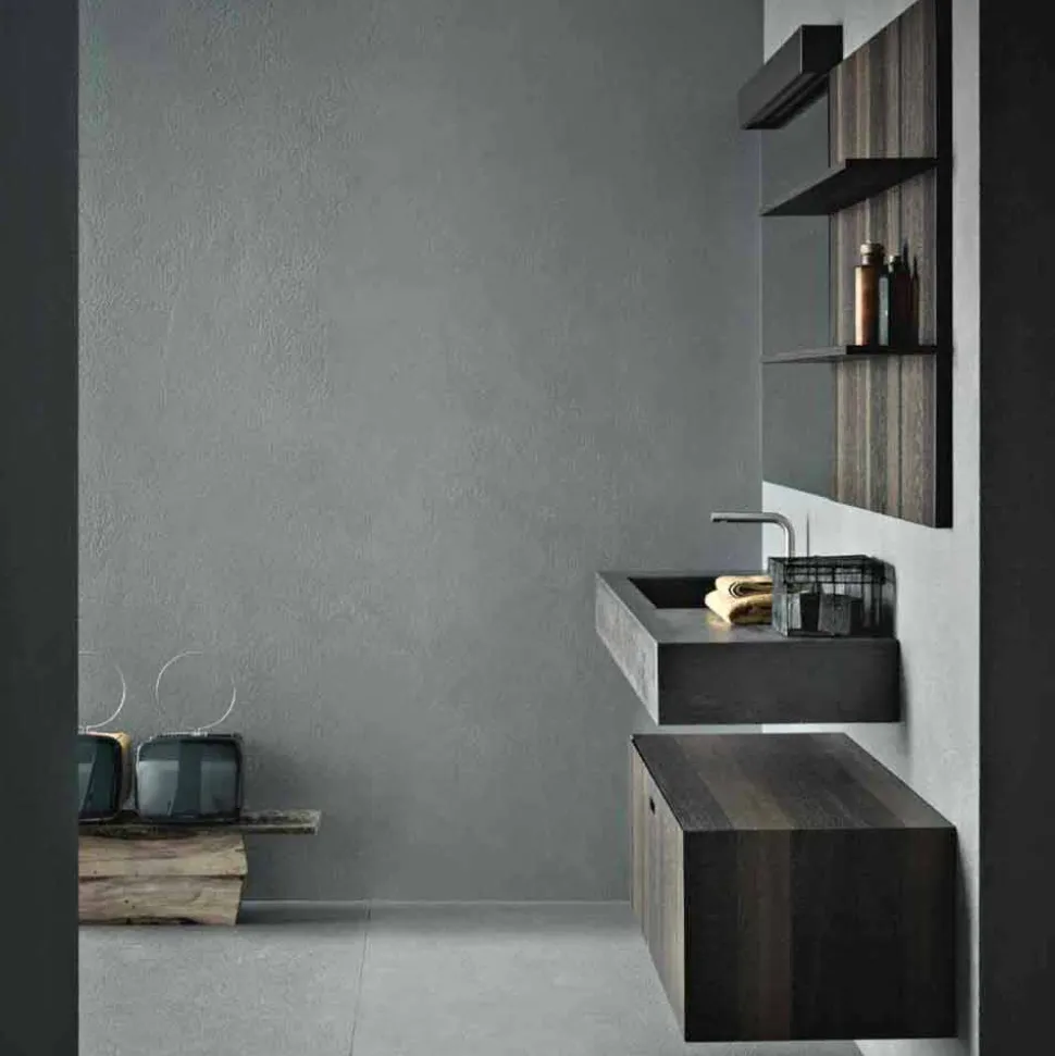 Composizione per Bagno Sospesa e dal Design Moderno Made in Italy - Farart9
