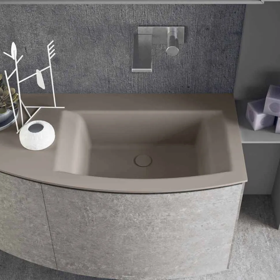 Composizione per il Bagno, Design Moderno Italiano a Sospesione - Callisi10
