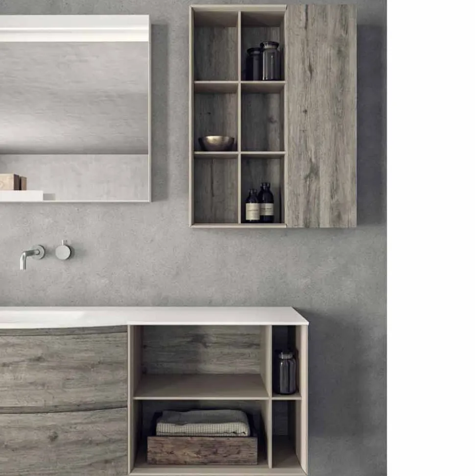 Composizione Sospesa di Design, Mobili Moderni di Design per il Bagno - Callisi5