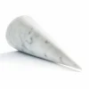 Cono Decorativo Grande in Marmo Bianco di Carrara Made in Italy - Connu