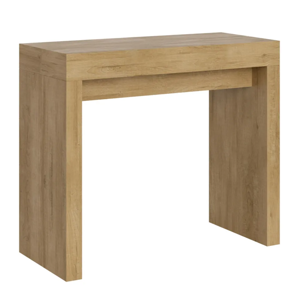 Consolle Allungabile a 300 cm con Supporto a 2 Gambe Made in Italy - Fantasma