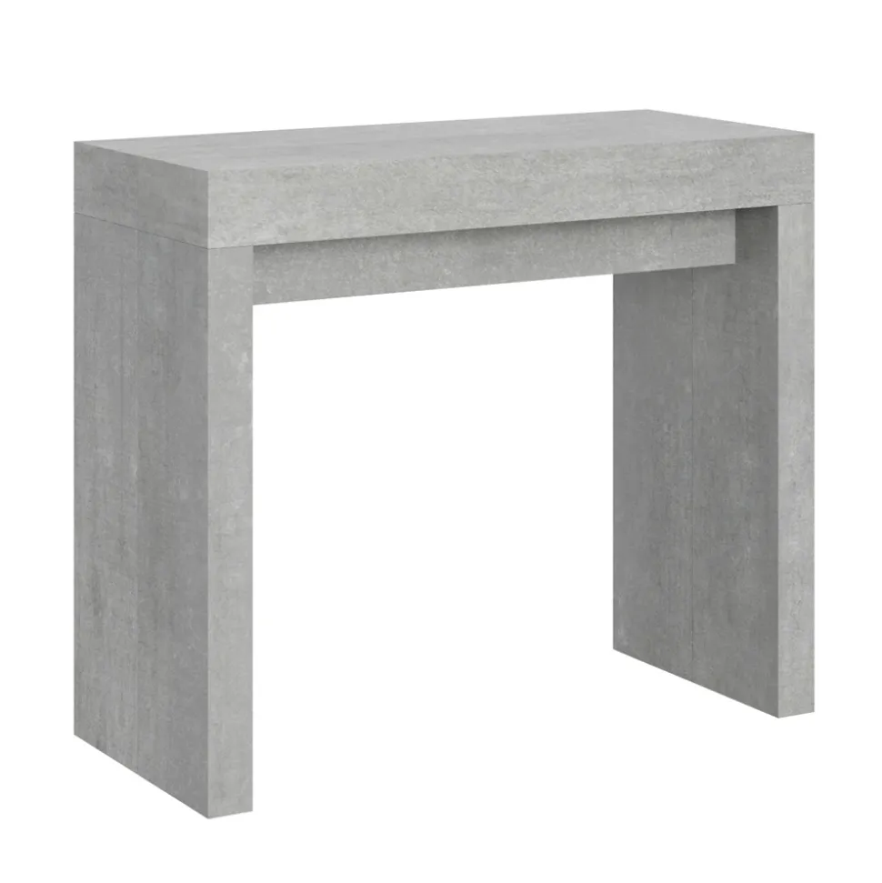 Consolle Allungabile a 300 cm con Supporto a 2 Gambe Made in Italy - Fantasma