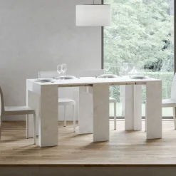Consolle Allungabile a 299 cm con Allunghe Interne Made in Italy - Clessidra