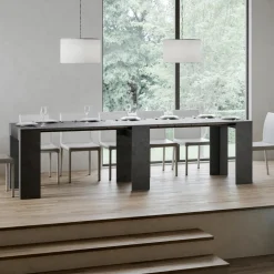 Consolle Allungabile a 299 cm con Allunghe Interne Made in Italy - Clessidra
