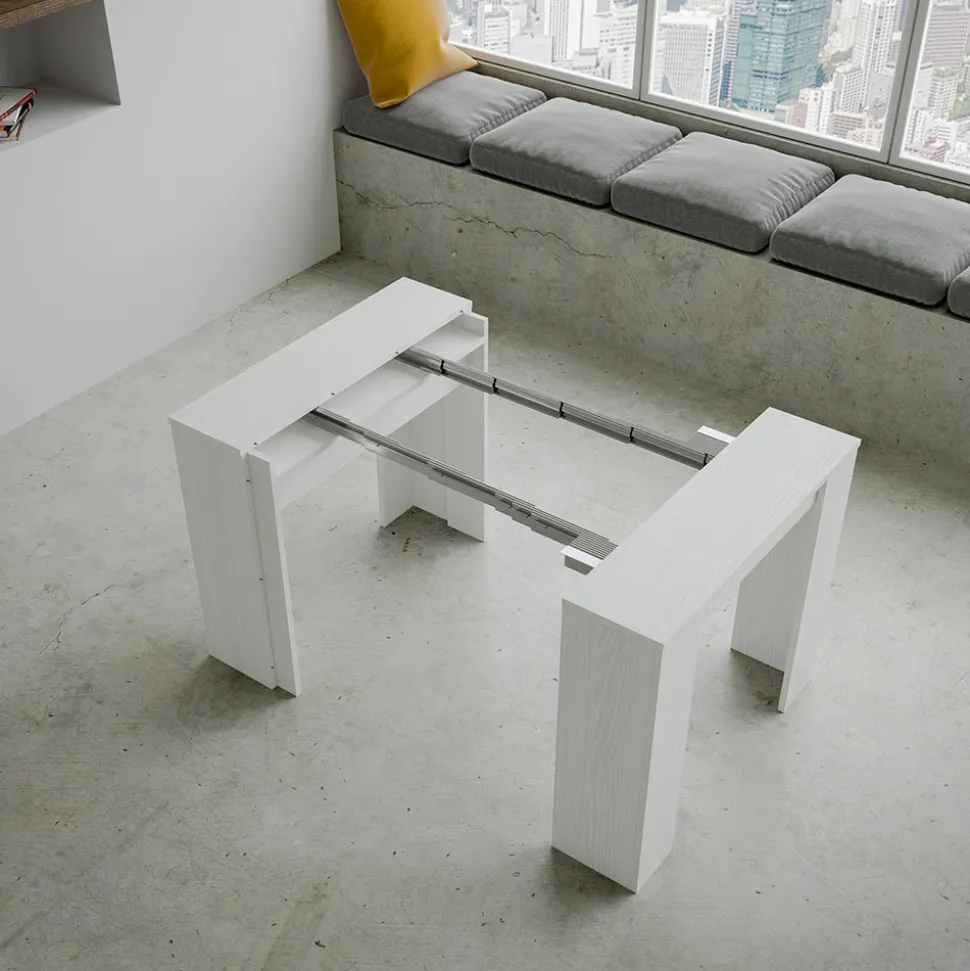 Consolle Allungabile a 308 cm con Supporto Centrale Made in Italy - Oracolo