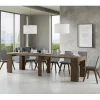 Consolle Allungabile a 307 cm in Microparticelle di Legno Made in Italy - Corona