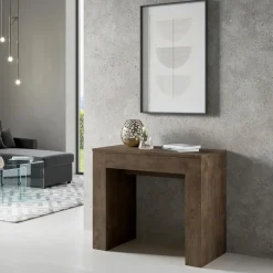 Consolle Allungabile a 307 cm in Microparticelle di Legno Made in Italy - Corona