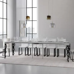 Consolle Allungabile con Gambe Moderne in Ferro Made in Italy - Palazzo