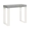 Consolle Allungabile Fino a 300 cm con Telaio Bianco Made in Italy - Tesoro