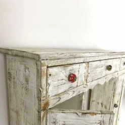 Consolle Artigianale in Legno Massello di Abete Made in Italy - Carminia